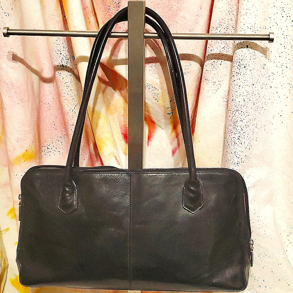 * HOBO LEATHER SATCHEL - Picture 5 of 5